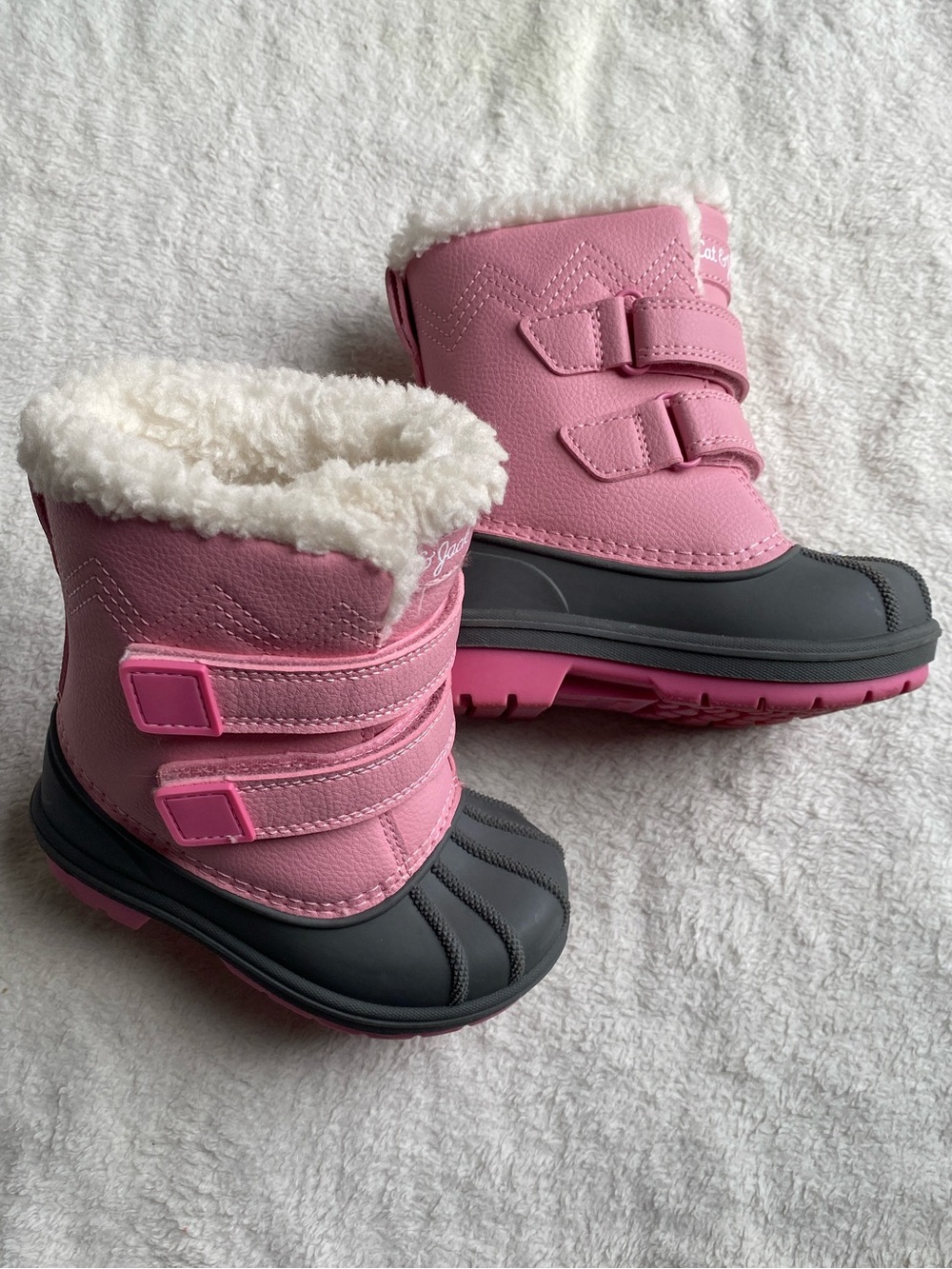 LIKE NEW Cat & Jack Pink Toddler Girl’s Snow Boots